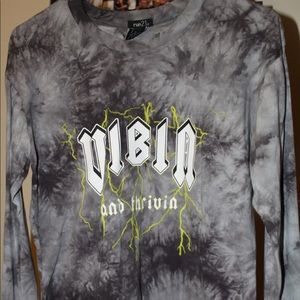 Rue 21 long sleeve “vibin” shirt